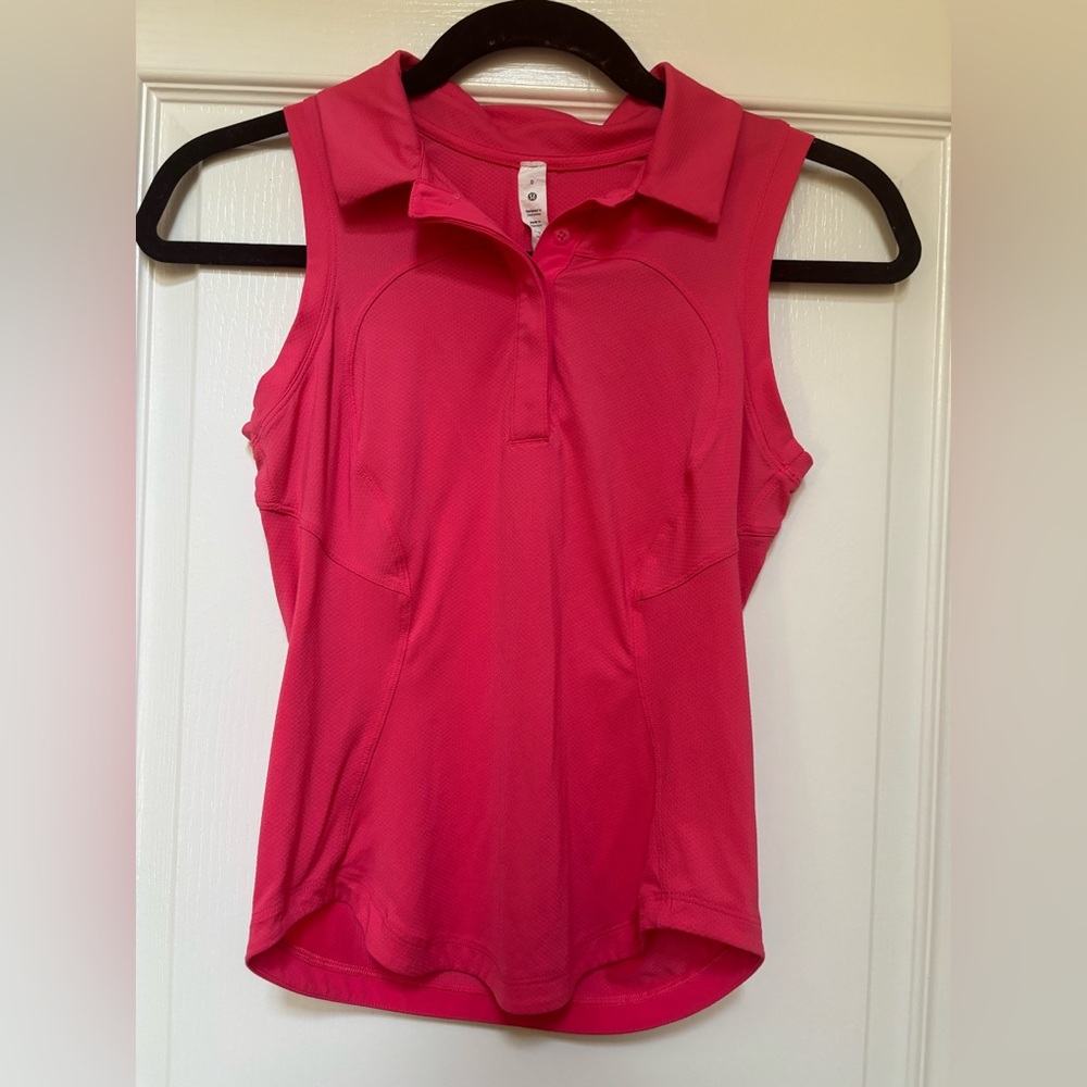 Lululemon Athletica Vibrant Pink Tank Top